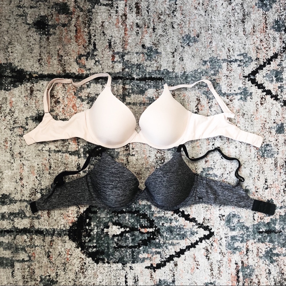 PINK T-Shirt Bra Set